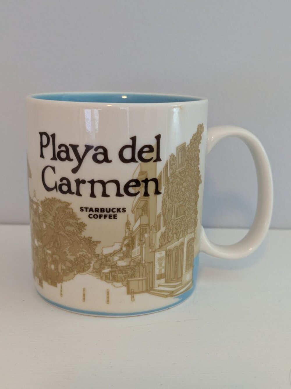 Starbucks Playa Del Carmen, Mexico Ceramic Coffee Mug - 2014 Collector